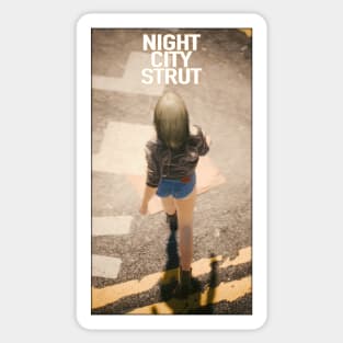 Cyberpunk 2077 Night City Strut Sticker